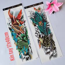 Kết bạn 0939724751 minhphungtattoo email. Combo 2 Táº¥m Hinh XÄƒm Dan Ca Chep Xanh Kin Tay Mau 17x48cm Mua 2 Combo Táº·ng Báº¯p Tay Xinh Hazomi Com Mua Sáº¯m Trá»±c Tuyáº¿n Sá»' 1 Viá»‡t Nam