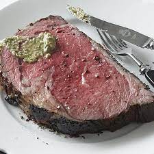 Mustard And Herb Butter Rubbed Prime Rib Recipe Finecooking Recipe Prime Rib Recipe Cooking Roast Beef Fine Cooking