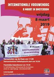 Hierna volgen nog 298 dagen tot het einde van het jaar. 8 Maartviering Amsterdam Platform Wereldvrouwen Internationale Vrouwendag Demonstratie Manifestatie 2019 Spe Amsterdam