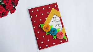 If you enjoy making cards and collecting card making tips, then you'll love these diy new years cards! Very Simple New Year Card 2020 Greeting Cards For New Year How To Make Happy New Year Card Easy Youtube