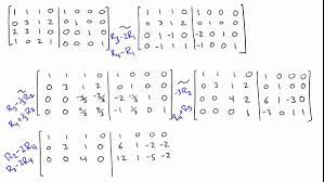 The online calculator calculates the value of the determinant of a 4x4 matrix with the laplace expansion in a row or column and the gaussian algorithm. 4x4 Inverse Youtube