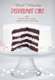 Dark Chocolate Peppermint Cake With White Chocolate Candy Cane Ganache Chocolate Peppermint Cake Peppermint Cake Chocolate Peppermint