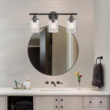 For more helpful installation tips, check out our lighting and ceiling. Globe Electric Camden 5 Piece All In One Bronze Bathroom Vanity Light Set 51415 The Home Depot