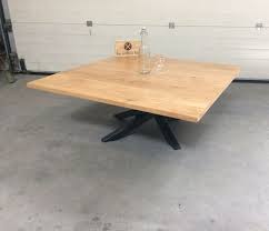 table low solid oak and mikado feet table basse chene massif table basse table basse chene