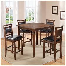 5 Piece Wooden Pub Set With Padded Seats Big Lots Furniture Dining Room Table Dining Room Furniture Sets Pub Set