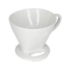Think a coffee filter is only good for brewing your morning cup of joe? Melitta Porcelain Coffee Filter Dripper 1x4 White Coffeedesk