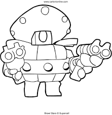 Darryl brawl stars brawler super raro 2021 empuña dos escopetas de doble cañón que pueden infligir grandes daños por ráfagas a corta distancia. Coloring Pages Brawl Stars Kolorowanka Coloring And Drawing