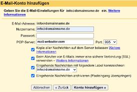 In dem sich darunter befindenden menüband klickst du anschließend auf regeln und schließlich auf regeln und. Einrichten Eines E Mail Postfaches In Gmail Webador