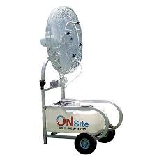 Outdoor misting fan is a great cooling machine to help cool down your patio or backyard air in the absence of moist in the air. Misting Fan Perfect Portable Outdoor Air Conditioner