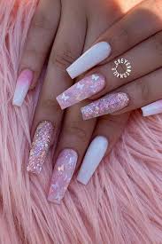 Acrylic nail paints are a mixture of liquid monomer and powder polymer. 51 Really Cute Acrylic Nail Designs You Ll Love Stayglam Long Acrylic Nails Coffin Acrylic Nail Designs Pink Acrylic Nails