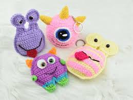 This knitted hand sanitiser bottle holder keyring is quick and easy. 27 Crochet Keychain Patterns Crochet News