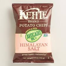 Kettle Brand Himalayan Salt And Avocado Oil Potato Chips Potato Chips Kettle Chips Avocado Chips