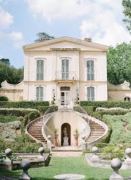 French Wedding At Paris Elephant Paname And A Vineyard In Provence Photos Provence France Exterior French Cottage