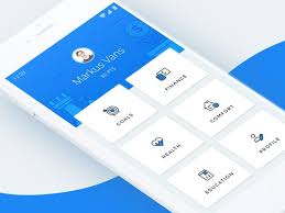 Hub Navigation Screen By Bling Nguyen Design Popular Dribbble Shots Android App Design Android Design App Interface Design