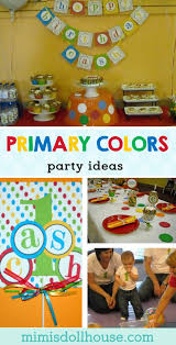 Primary Color Party Cash S Gymboree 1st Birthday Primary Color Party 1st Birthday Kids Birthday Party