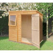 Shiplap is a distinctive type of siding which is formed from long, horizontally stacked boards. Shiplap Pent Garden Shed 6ft X 4ft Overlap With Single Door