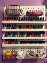 Make your nail polish rack with the help of a wood working expert. Diy Nail Polish Rack Nail Polish Storage Diy Diy Nail Polish Rack Diy Nail Polish
