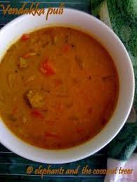 Okra Vendakka Puli Ladiesfinger In Tamarind Sauce Tamarind Sauce Rasam Recipe Food