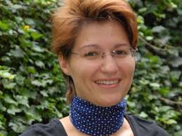 Kandidatin Sarah Witte beim Laufstegtraining