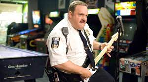Paul blart, 38 years old, has been a mall cop for around 10 years and has applied to be a state trooper once a year for about 7 or 8 years; Paul Blart Mall Cop Netflix