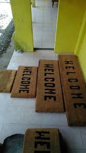 Harga keset alas kaki serabut kelapa uk. Jual Keset Sabut Kelapa 360x50x5 Super Welcome Custom Tl0506 Di Lapak Gugusolshop Bukalapak