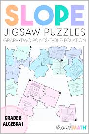 Check spelling or type a new query. Slope Matching Puzzles Activity Kraus Math Math Blog High School Math Math