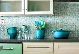 The blue color gives the look of sea glass. Is Glass Tile Making A Comeback 8 Ideas To Steal
