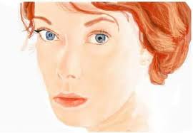 Practicing faces….original sketch and the others I've messed about with in  my art app,trying different colours xxx