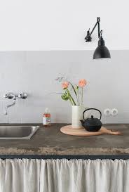 a rustic modern kitchen in the