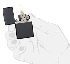 Zippo death card design black matte pocket lighter, one size. Classic Black Matte Windproof Lighter Zippo Usa