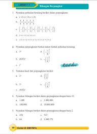 Menuliskan perkalian bilangan dalam bentuk perpangkatan 10. Latihan 1 1 Bilangan Berpangkat Brainly Co Id