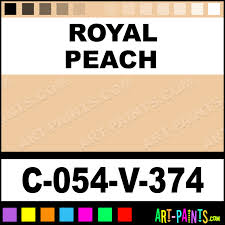 royal peach velvet underglaze ceramic paints c 054 v 374