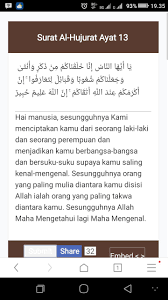 Situs mudah dibaca, cepat dibuka & hemat kuota. Menurut Surah Al Hujarat Ayat 13 Standar Kemuliaan Seseorang Terletak Pada Brainly Co Id