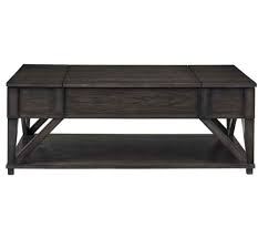 White medium rectangle wood coffee table with lift top. Grady Lift Top Coffee Table Badcock Home Furniture More