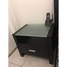 Get the best deals on glass bedside tables. Glass Top Bedside Table Home Furniture Furniture On Carousell