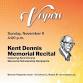 Vespers – Kent Dennis Memorial Recital event image