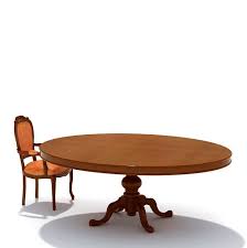 Wooden Round Dinning Table 3d Model Round Dinning Table Dinning Table Dinning Table Wooden