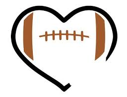 Personalize A Little Something For Your Heart Of Football No Extra Charge To Change The Name Just S Football Outline Valentines Wallpaper Football Mom Shirts