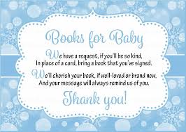 For example, a display shower, a bring a book instead of a card shower, or a diaper raffle. Books For Baby Invitation Inserts For Baby Shower Winter Baby Shower Theme For Baby Boy Blue Celebrate Life Crafts