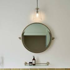 Do you think tilt bathroom mirror appears to be like great? Wall Mounted Bathroom Mirror Dad2013 Drummonds Contemporary Round Metal