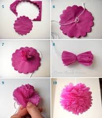 Como hacer rosas grandes de. Como Hacer Los Pompones De Papel China Be Creative With Lady
