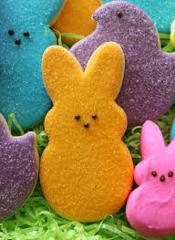 A Long Time Ago In A Galaxy Far Far Away Google Easter Egg Decorated Peeps Cookies Easter Sugar Cookies Easter Peeps Easter Cookies