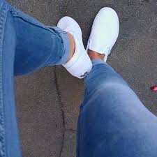Black And White Slip On Vans Outfits Perf Leather Slip On Shop Shoes At Vans Trending Fashion Shoes Leather Slip On Shoes Outfit Shoes