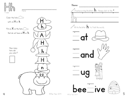 Letter H Worksheet Learning My Letters Booklet By Pam Hyer Letter H Worksheets Alphabet Worksheets Preschool Preschool Letters