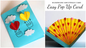 How do pop up cards work? Easy Pop Up Card Heart Handmade Cards Mothers Day Card Valentines Day Card Birthday Card