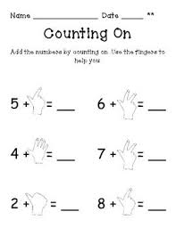 Count On Fun Activities To Practice Adding Numbers By C Kindergarten Worksheets Preschool Math Math Work