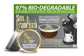 San Francisco Bay Coffee Decaf French Roast 36 Count Onecup Single Serve Cups San Francisco Bay Coff San Francisco Bay Coffee Single Serve Coffee Decaf Coffee