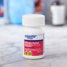 Equate Allergy Relief Diphenhydramine Tablets 25mg 100 Ct Walmart Com In 2020 Allergy Relief Allergies Allergy Medicine