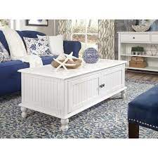 Small shabby chic white and black end table side table nightstand. International Concepts Cottage Beach 48 In White Large Rectangle Wood Coffee Table Ot07 20c2 The Home Depot