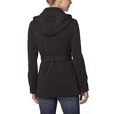Amazon Com Simply Styled Womens Belted Hooded Jacket Clothing